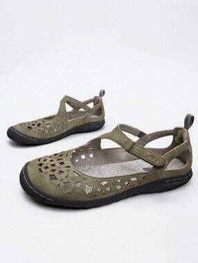 JBU by Jambu Bellerose Encore Mary Jane Flats 8.5 Wide Comfort Casual Shoes